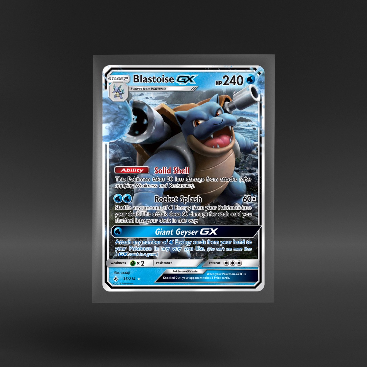 Unbroken Bonds #35/214 Blastoise-GX