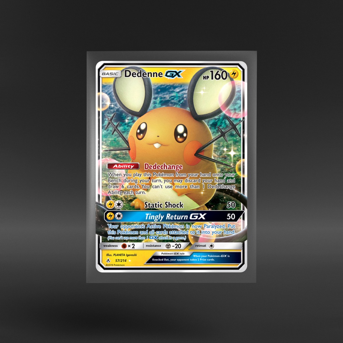Unbroken Bonds #57/214 Dedenne-GX