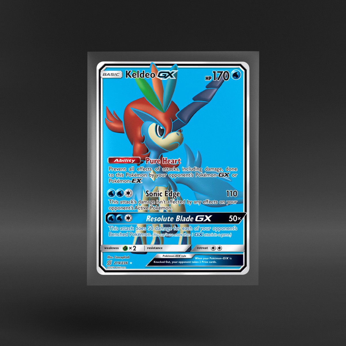 Unified Minds #219/236 Keldeo-GX