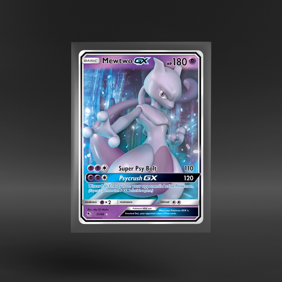 Hidden Fates #31/68 Mewtwo-GX