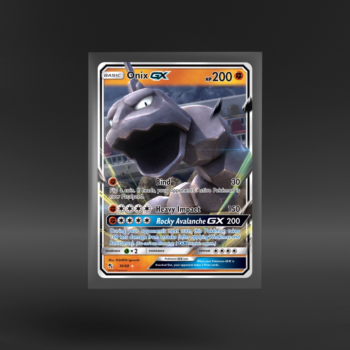 Hidden Fates #36/68 Onix-GX