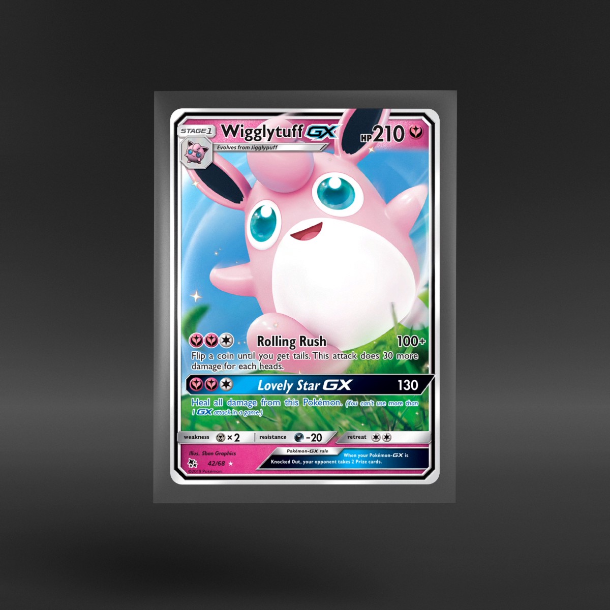 Hidden Fates #42/68 Wigglytuff-GX