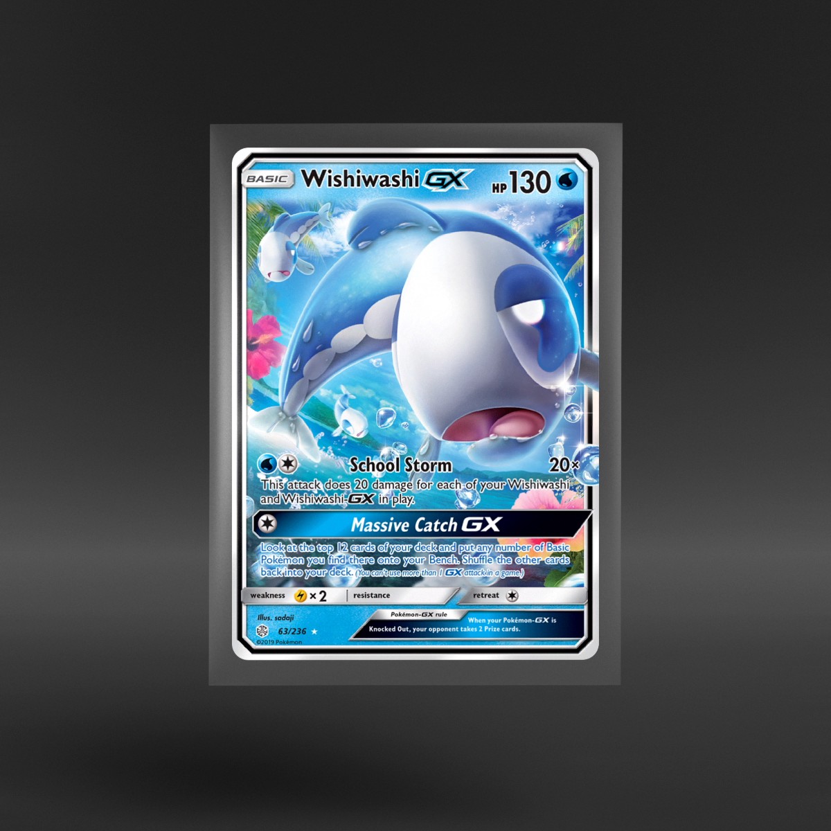 Cosmic Eclipse #63/236 Wishiwashi-GX