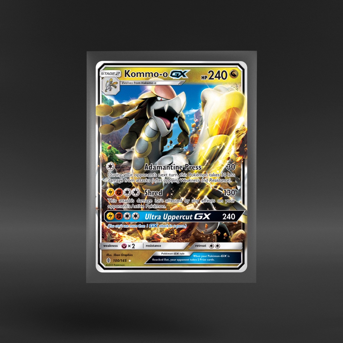 Guardians Rising #100/145 Kommo-o-GX