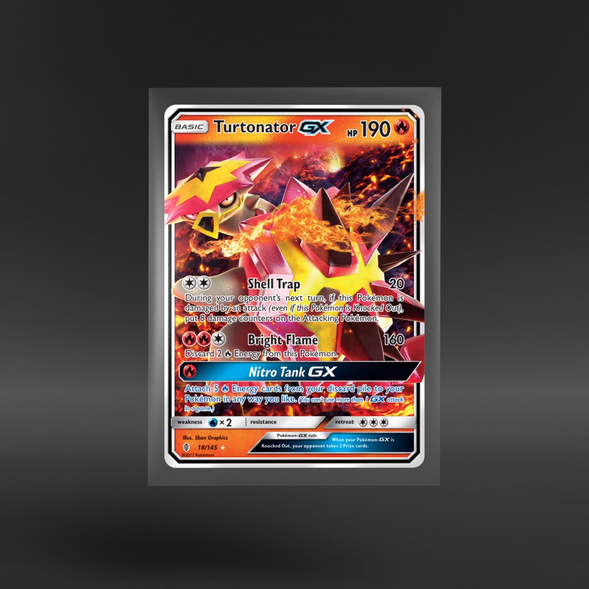 Guardians Rising #18/145 Turtonator-GX
