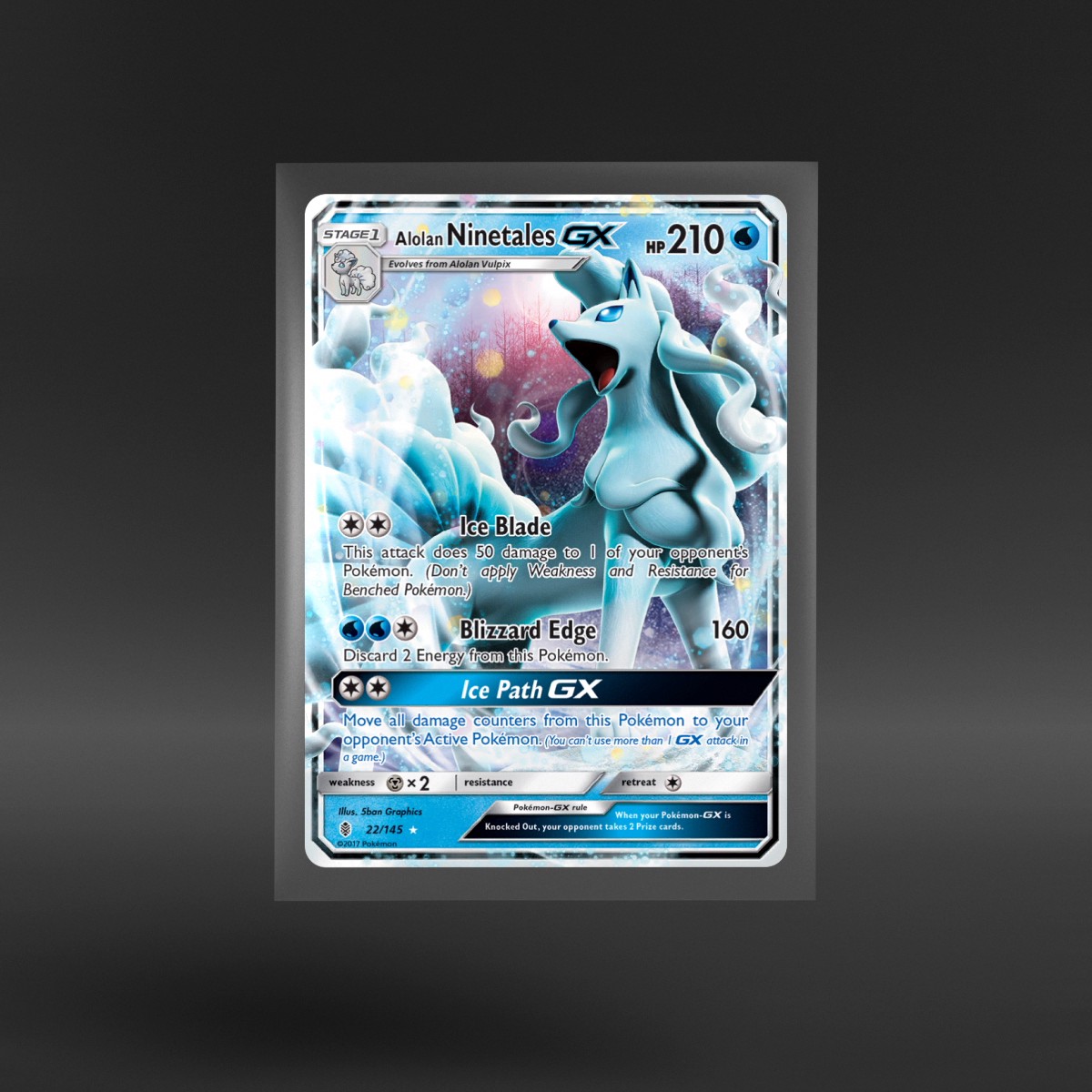Guardians Rising #22/145 Alolan Ninetales-GX