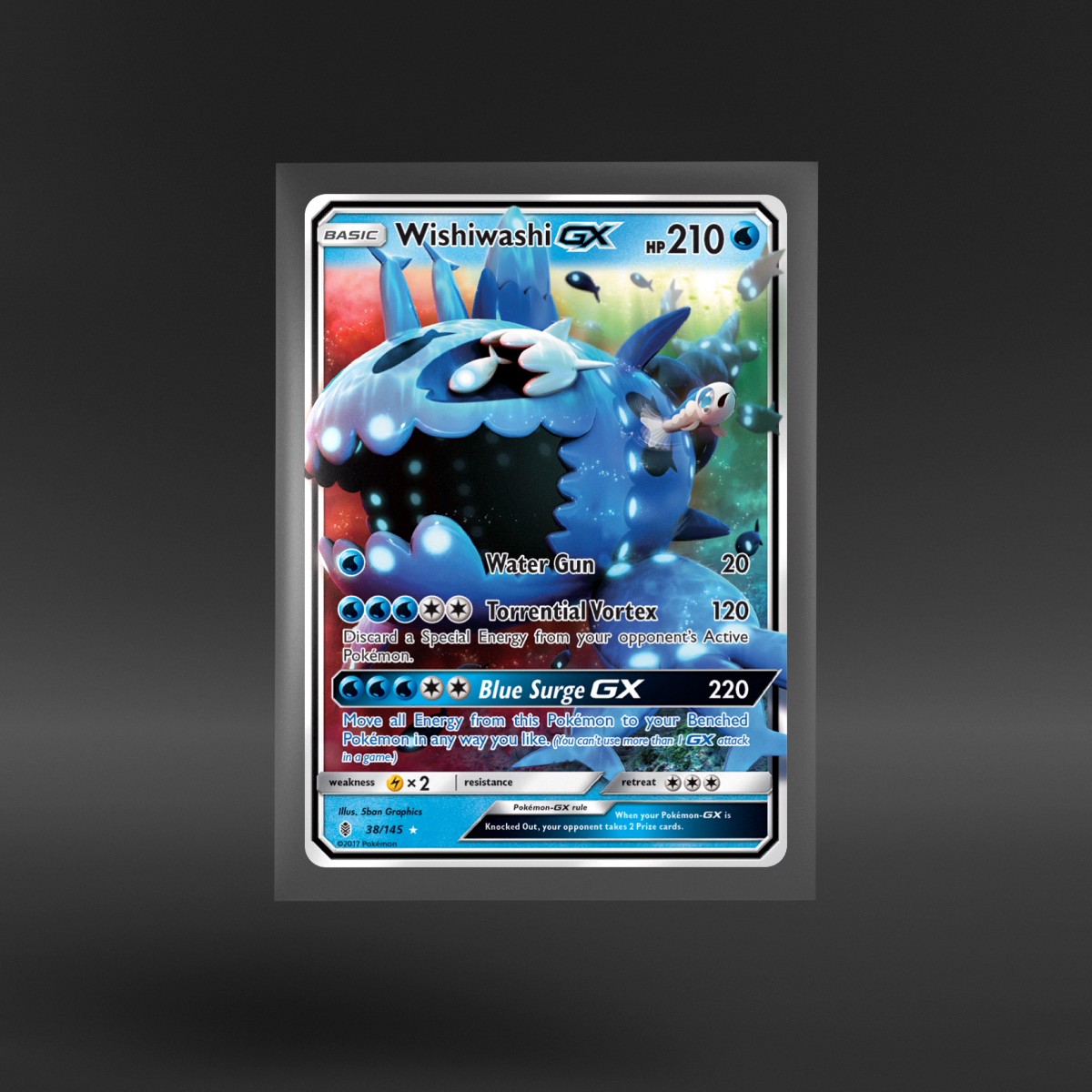 Guardians Rising #38/145 Wishiwashi-GX