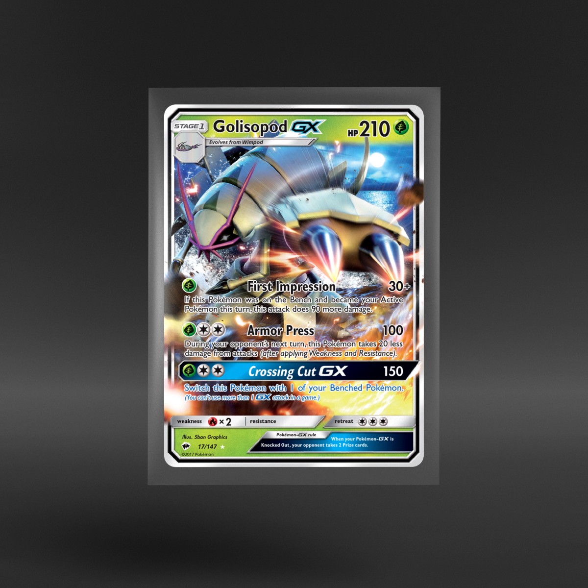 Burning Shadows #17/147 Golisopod-GX