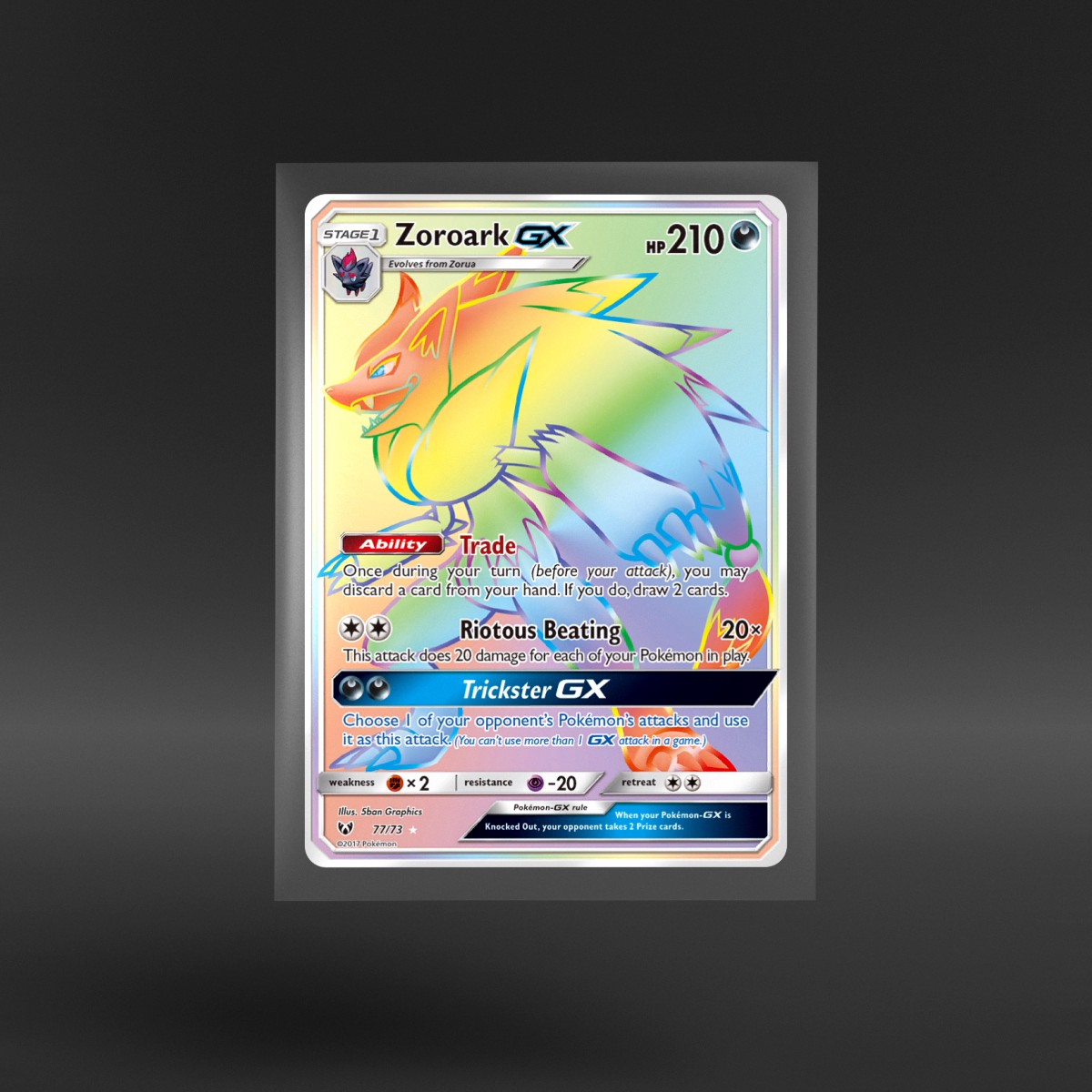 Shining Legends #77/73 Zoroark-GX