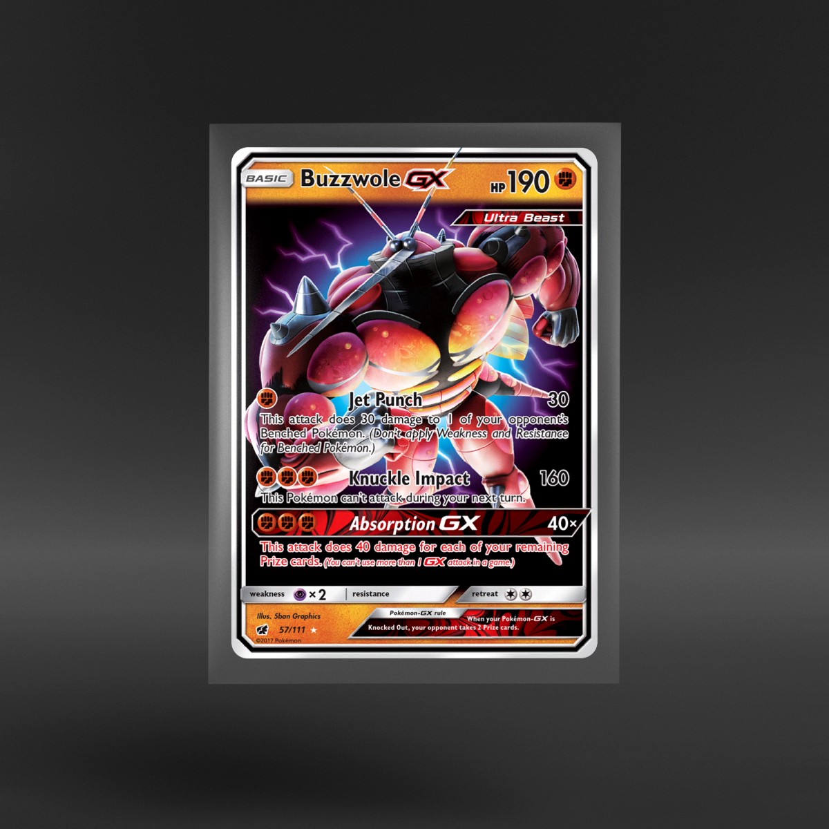 Crimson Invasion #57/111 Buzzwole-GX