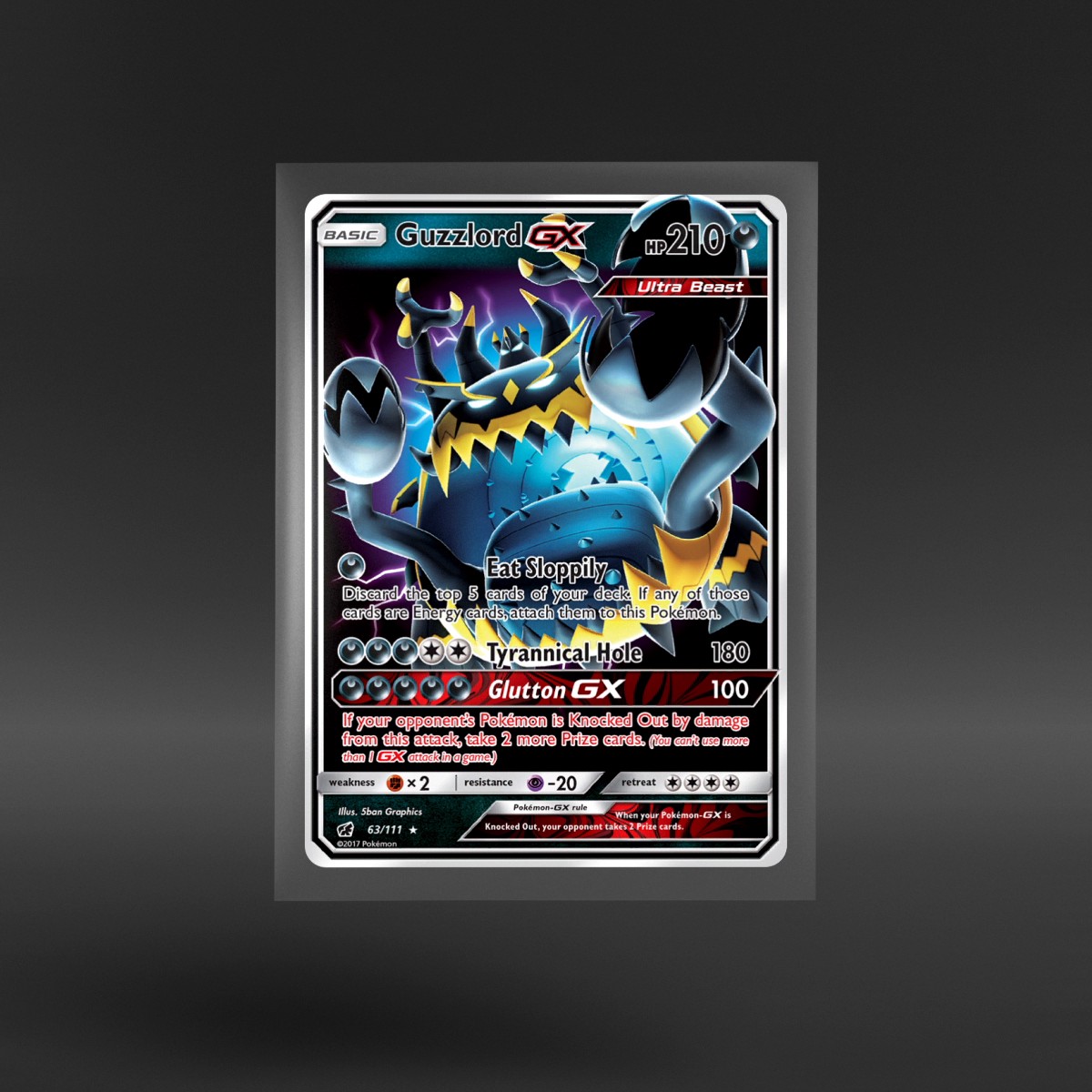 Crimson Invasion #63/111 Guzzlord-GX