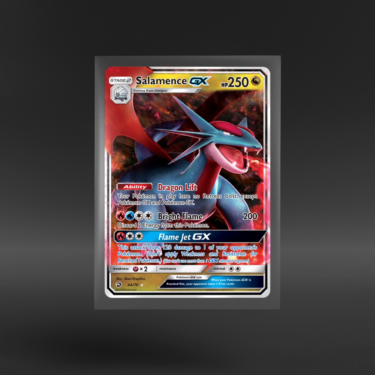 Dragon Majesty #44/70 Salamence-GX