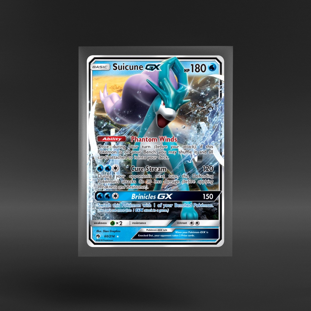 Lost Thunder #60/214 Suicune-GX