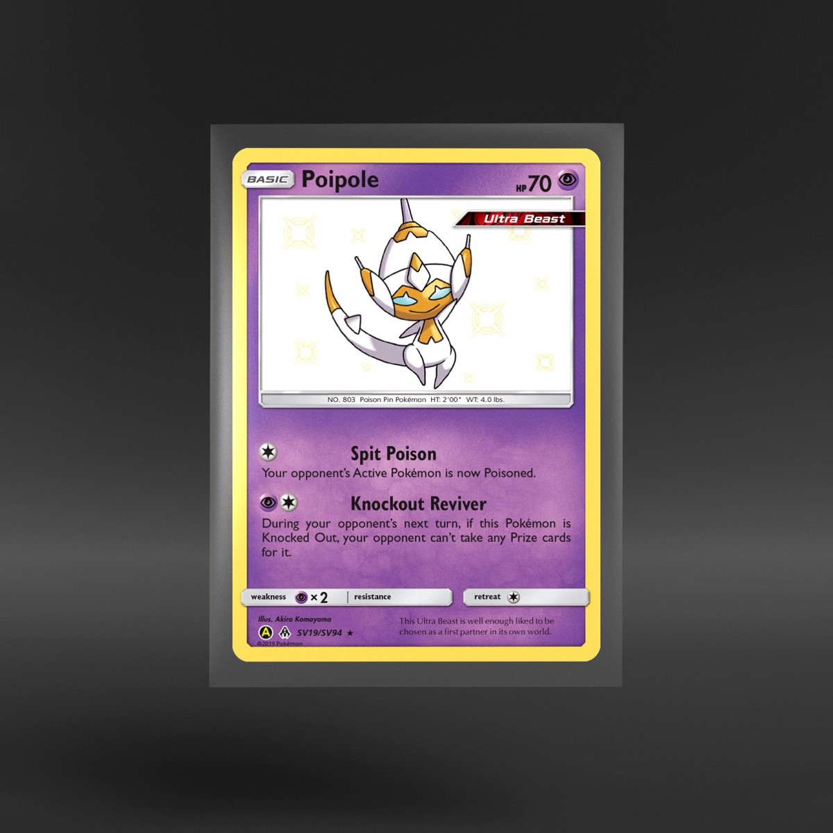 Hidden Fates Shiny Vault #SV19/SV94 Poipole