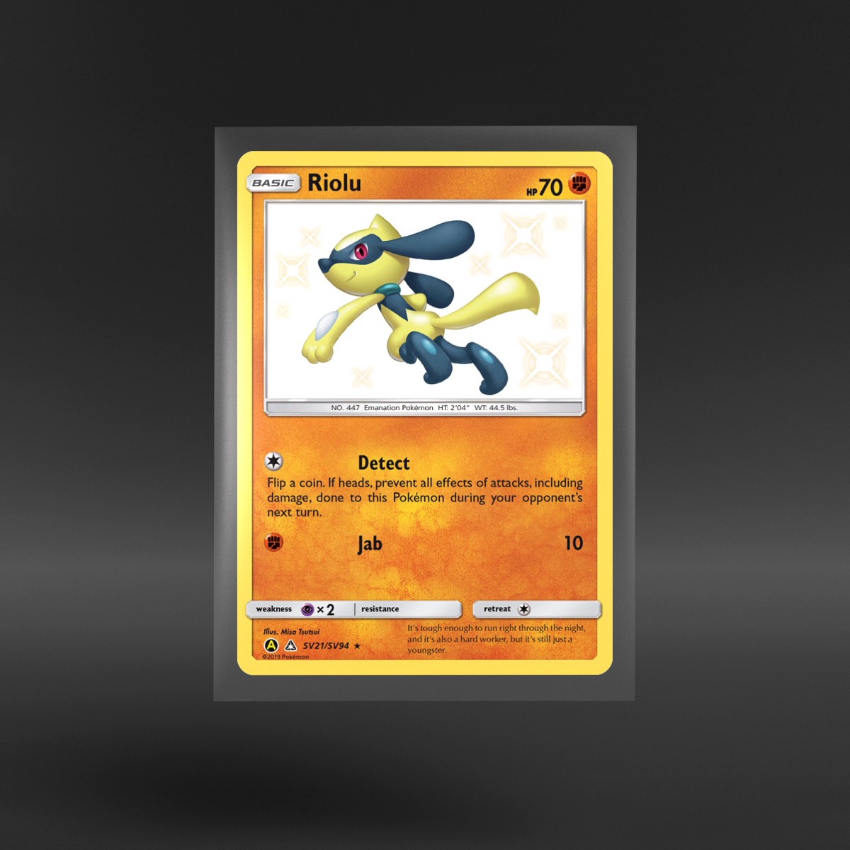 Hidden Fates Shiny Vault #SV21/SV94 Riolu