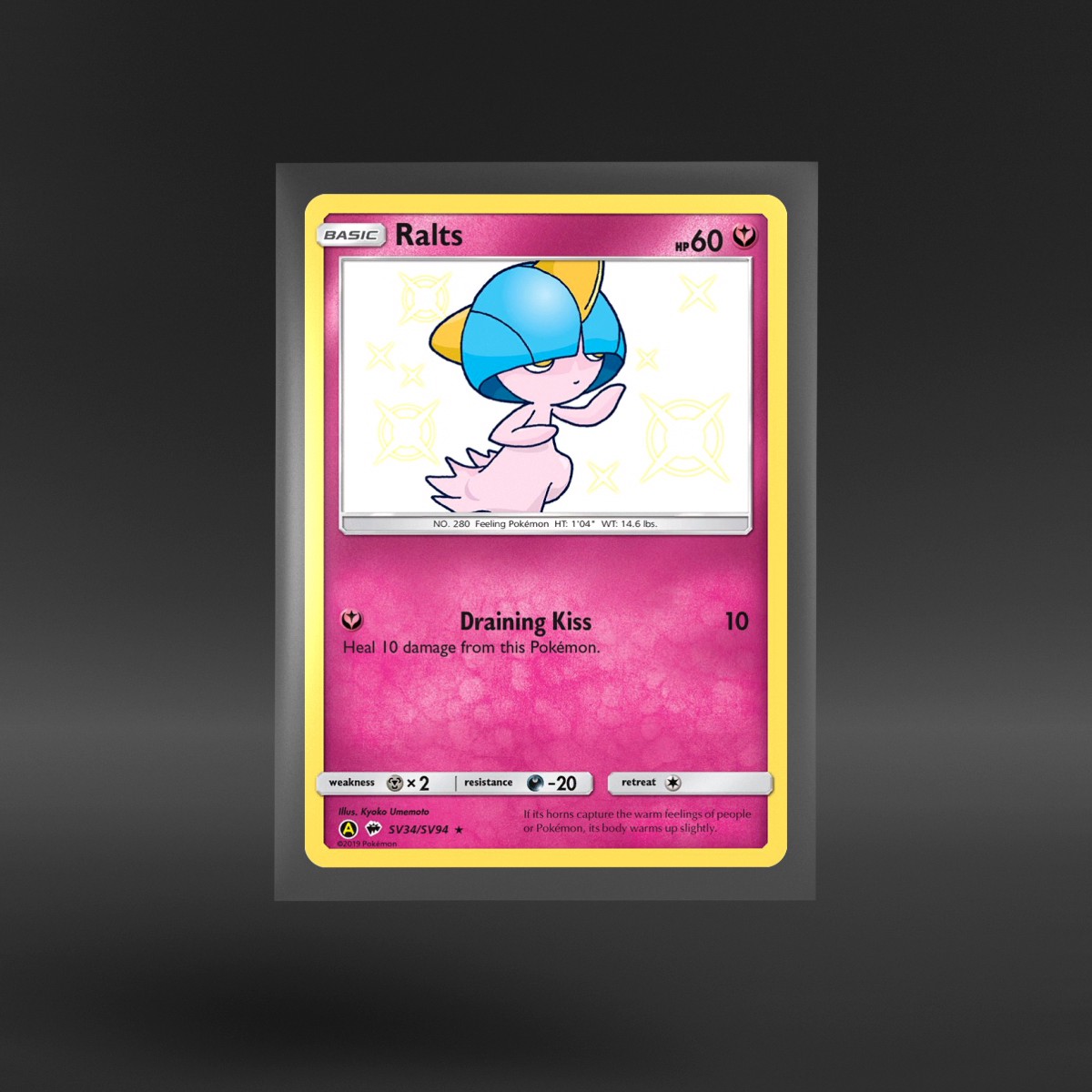 Hidden Fates Shiny Vault #SV34/SV94 Ralts