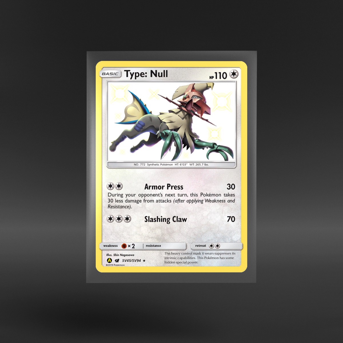 Hidden Fates Shiny Vault #SV45/SV94 Type: Null