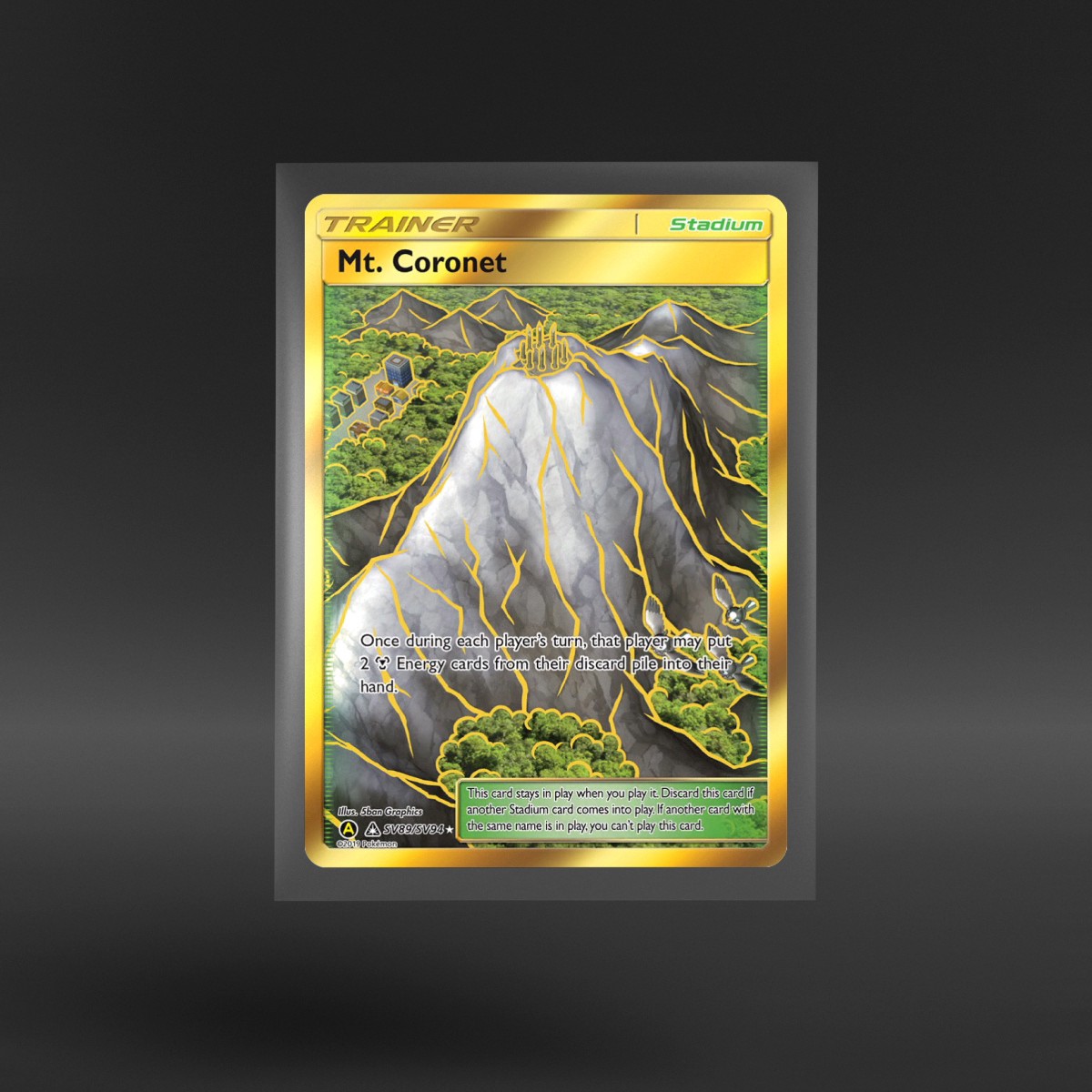 Hidden Fates Shiny Vault #SV89/SV94 Mt. Coronet