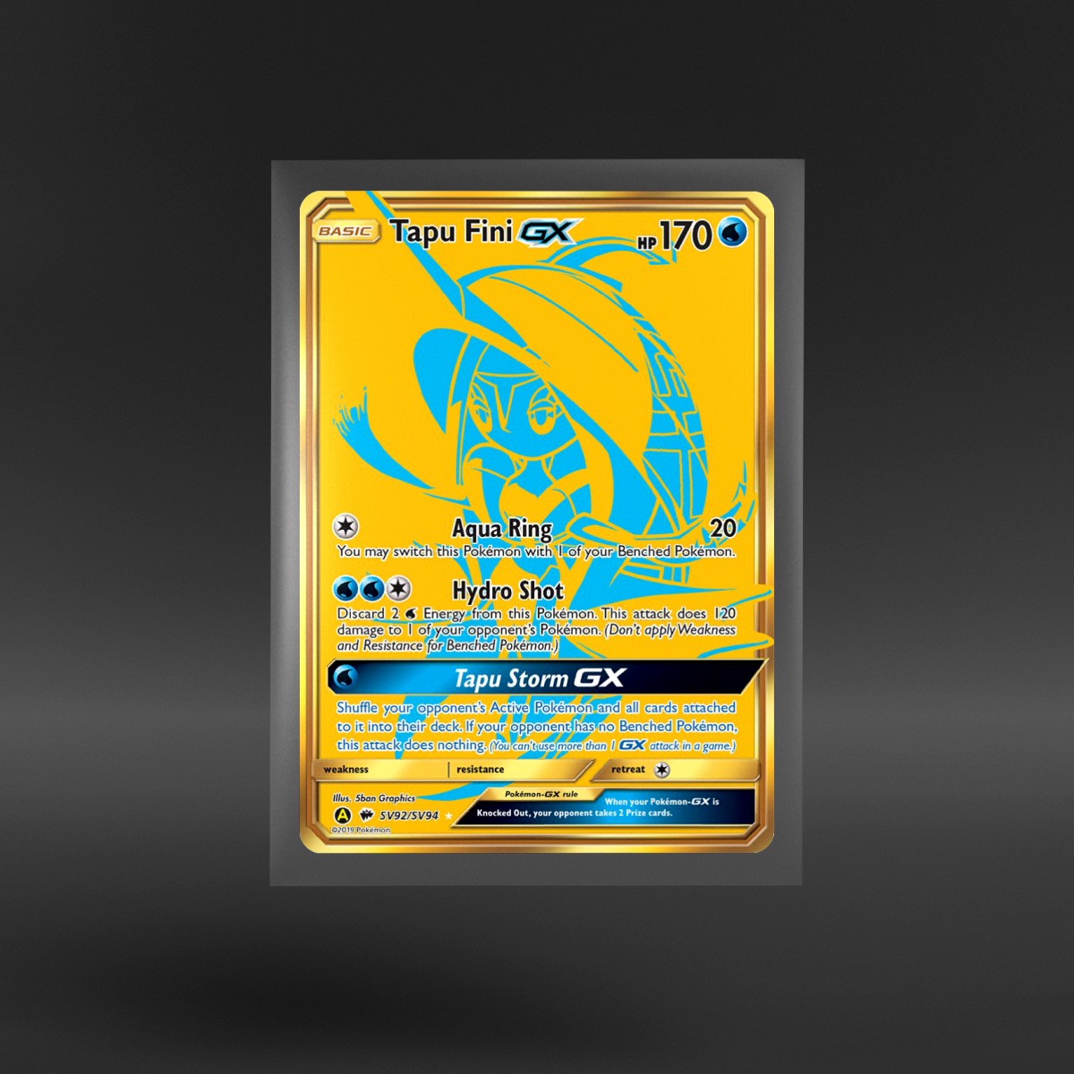 Hidden Fates Shiny Vault #SV92/SV94 Tapu Fini-GX