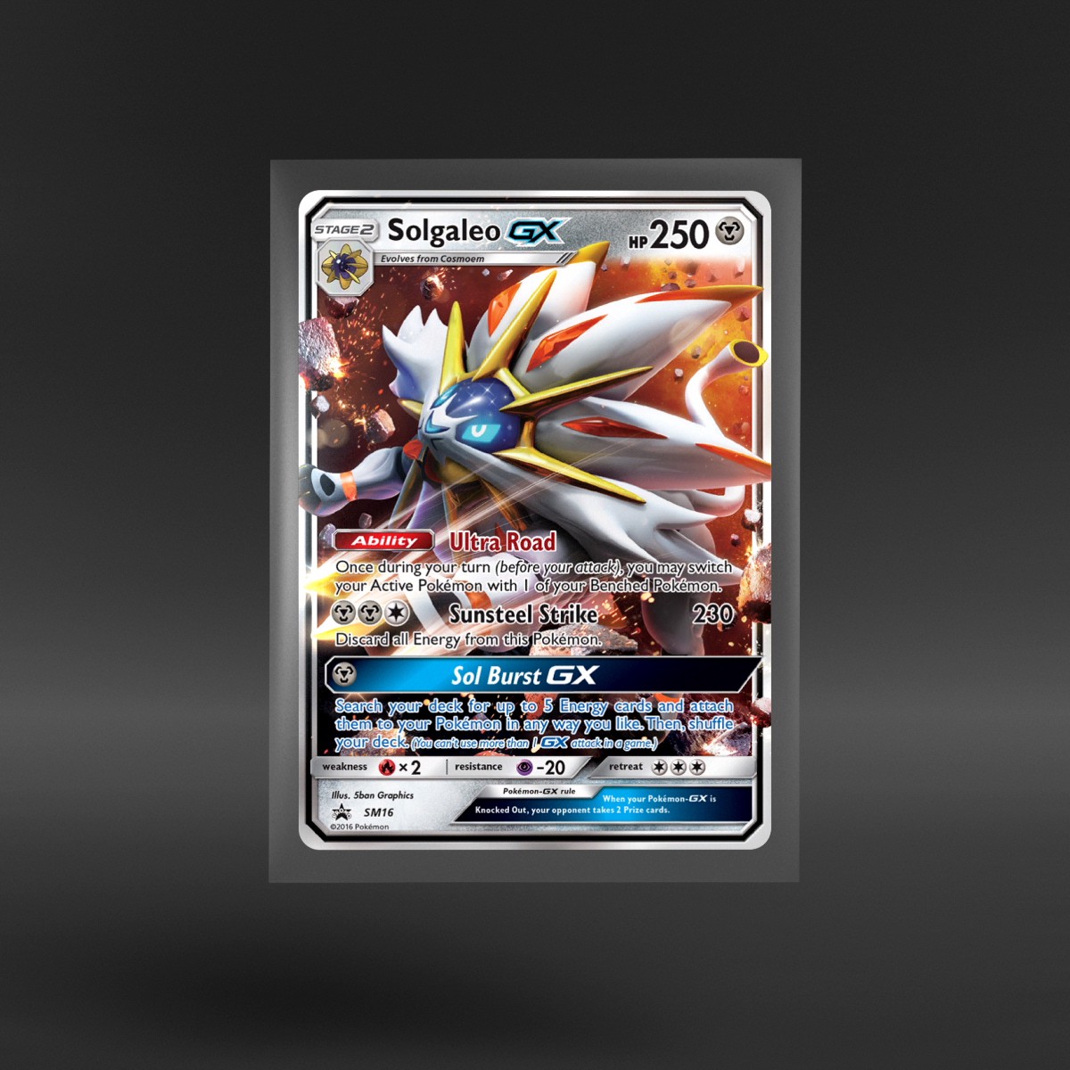 SM Black Star Promos #SM16 Solgaleo-GX