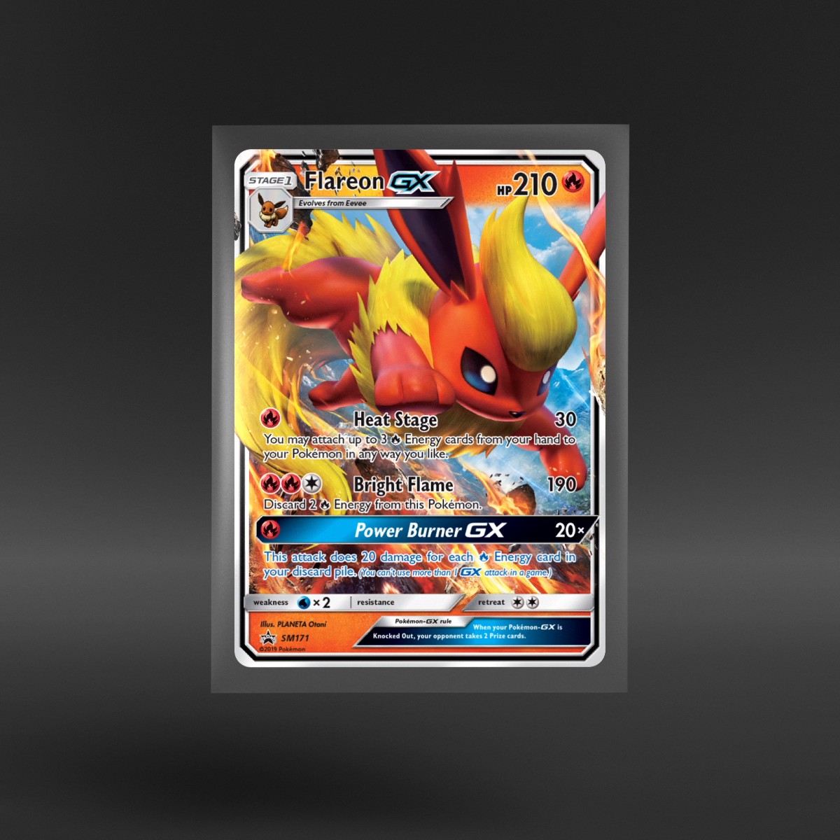 SM Black Star Promos #SM171 Flareon-GX