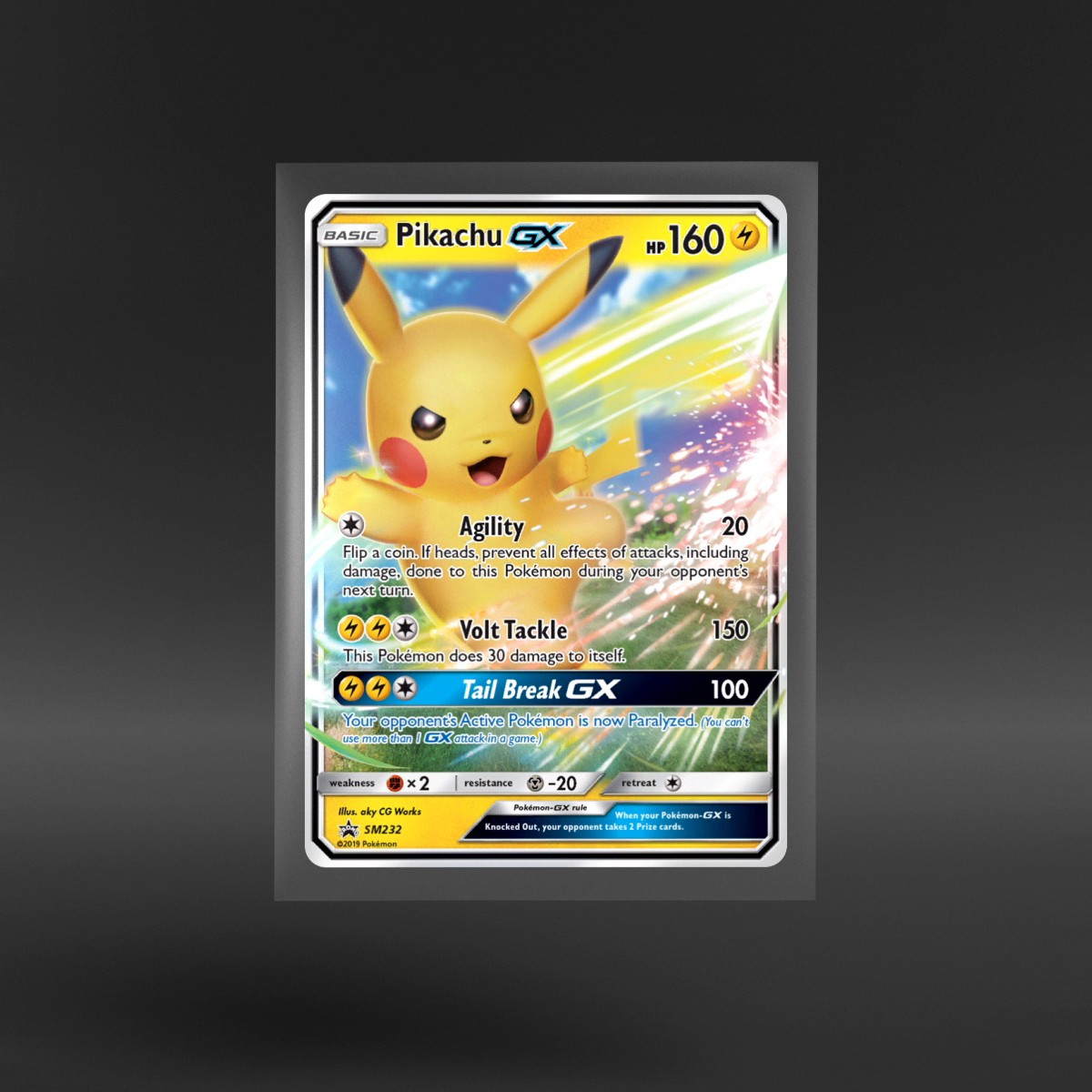 SM Black Star Promos #SM232 Pikachu-GX