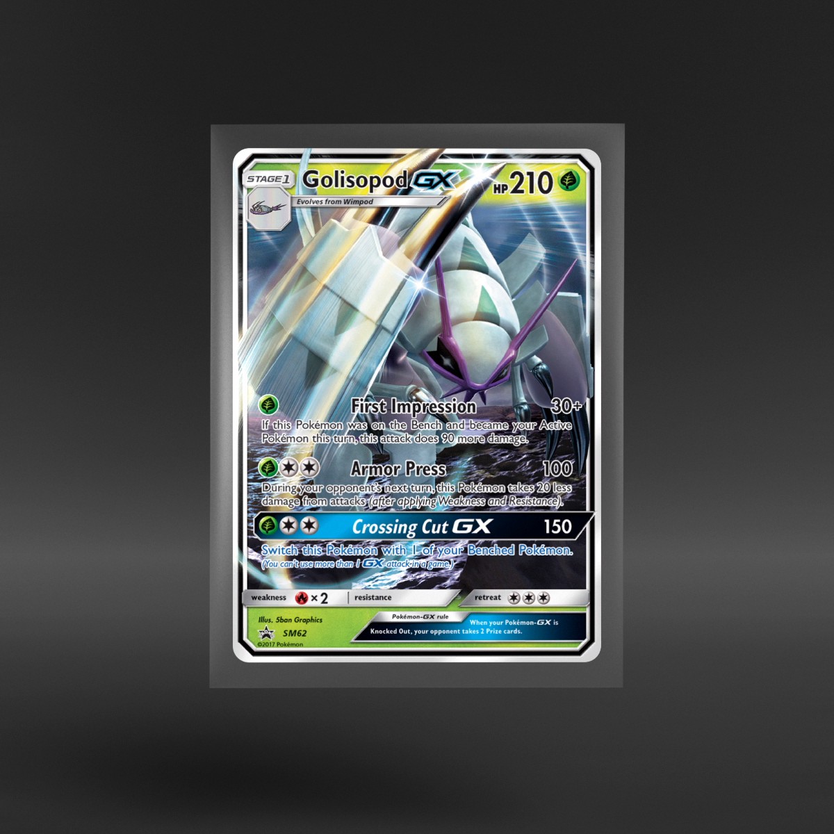 SM Black Star Promos #SM62 Golisopod-GX