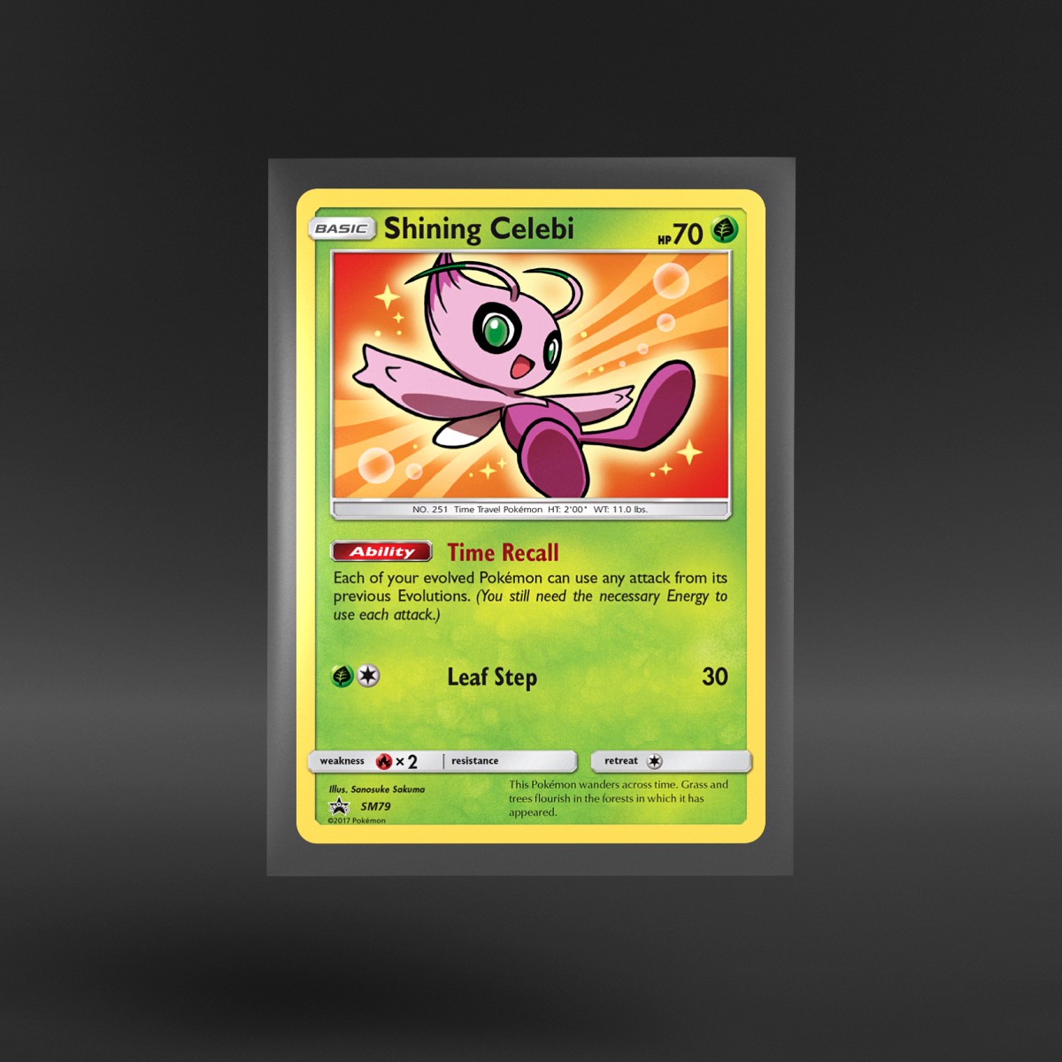 SM Black Star Promos #SM79 Shining Celebi