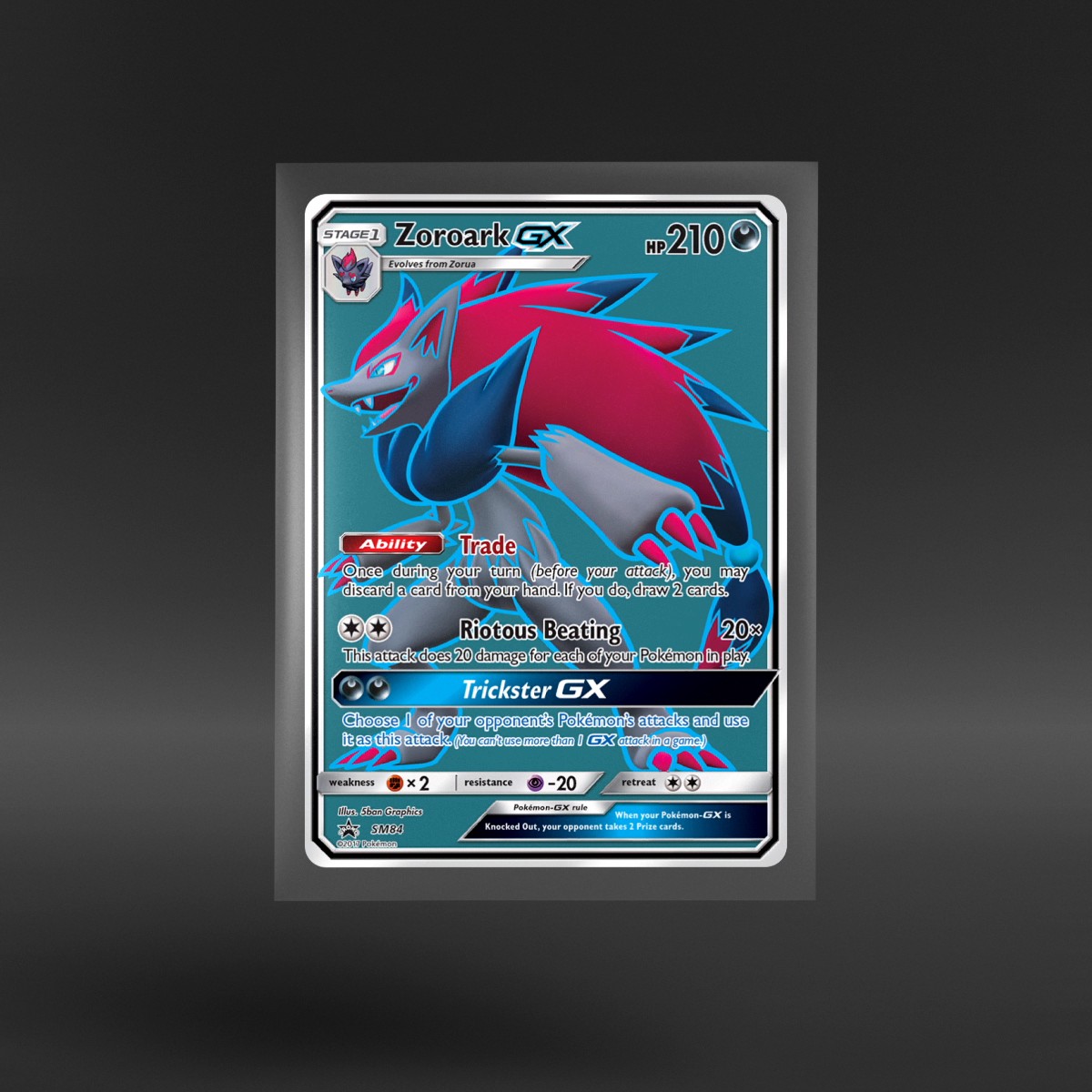 SM Black Star Promos #SM84 Zoroark-GX