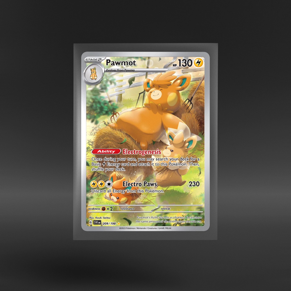 Scarlet & Violet #209/198 Pawmot