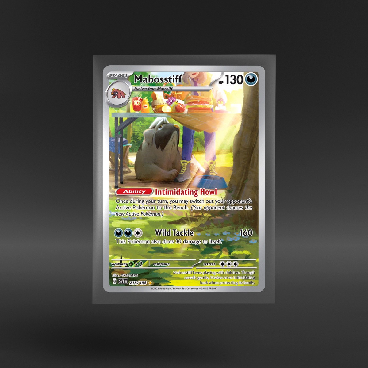 Scarlet & Violet #218/198 Mabosstiff