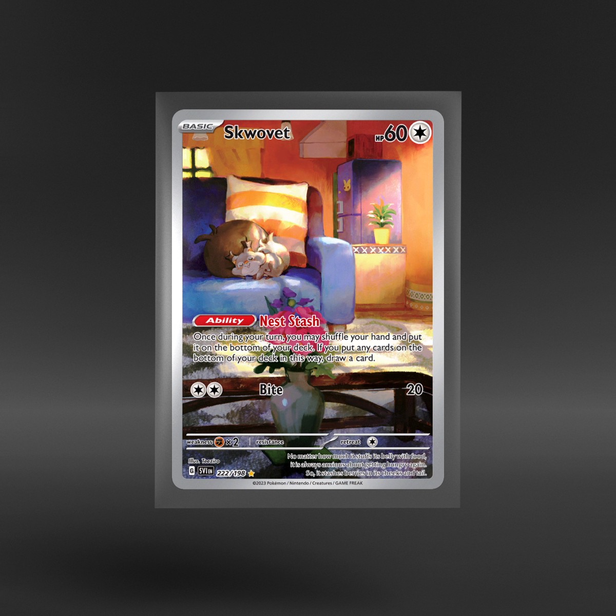 Scarlet & Violet #222/198 Skwovet