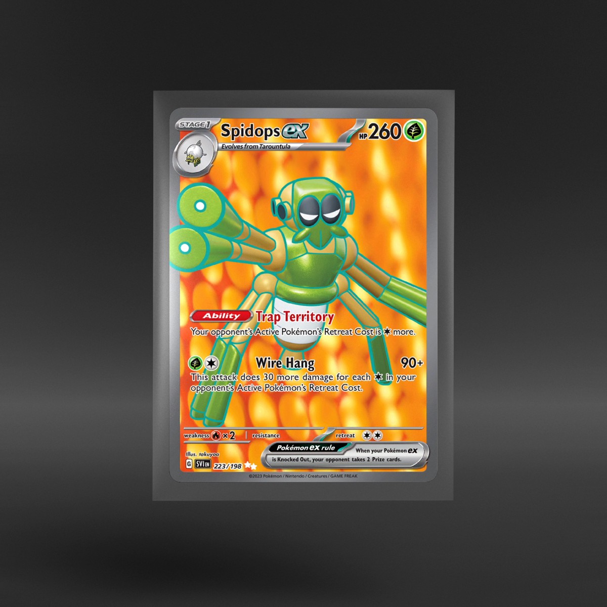 Scarlet & Violet #223/198 Spidops ex