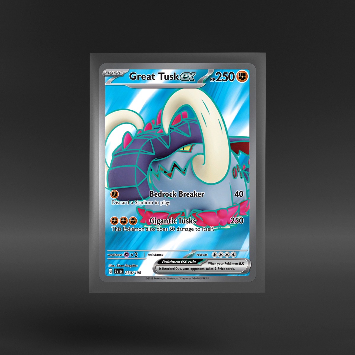 Scarlet & Violet #230/198 Great Tusk ex
