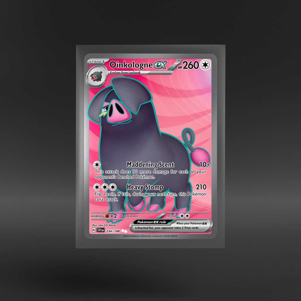 Scarlet & Violet #234/198 Oinkologne ex