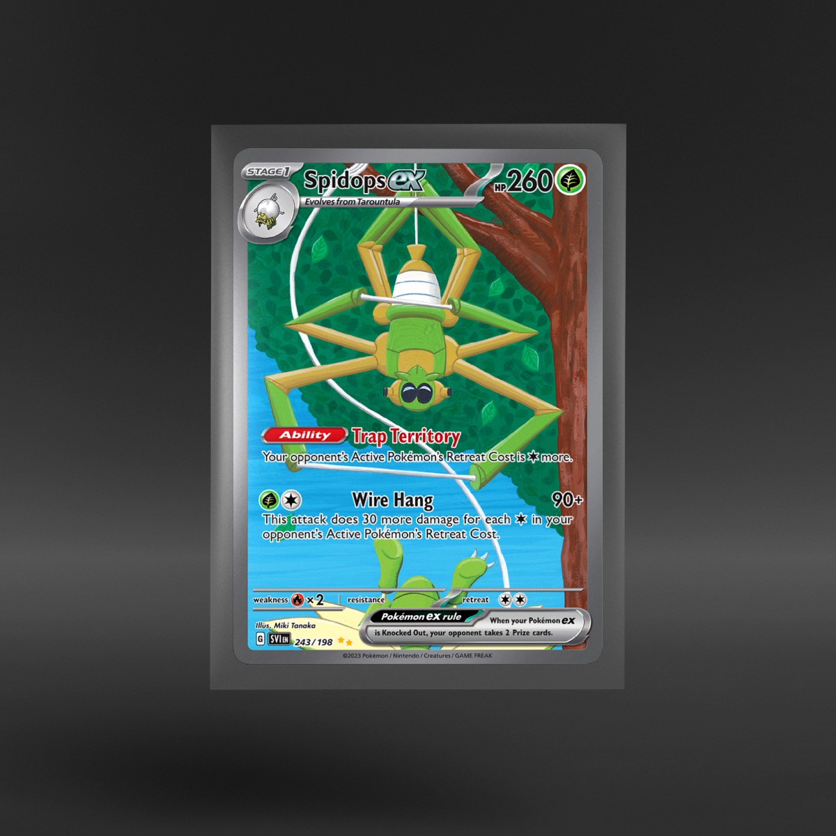 Scarlet & Violet #243/198 Spidops ex