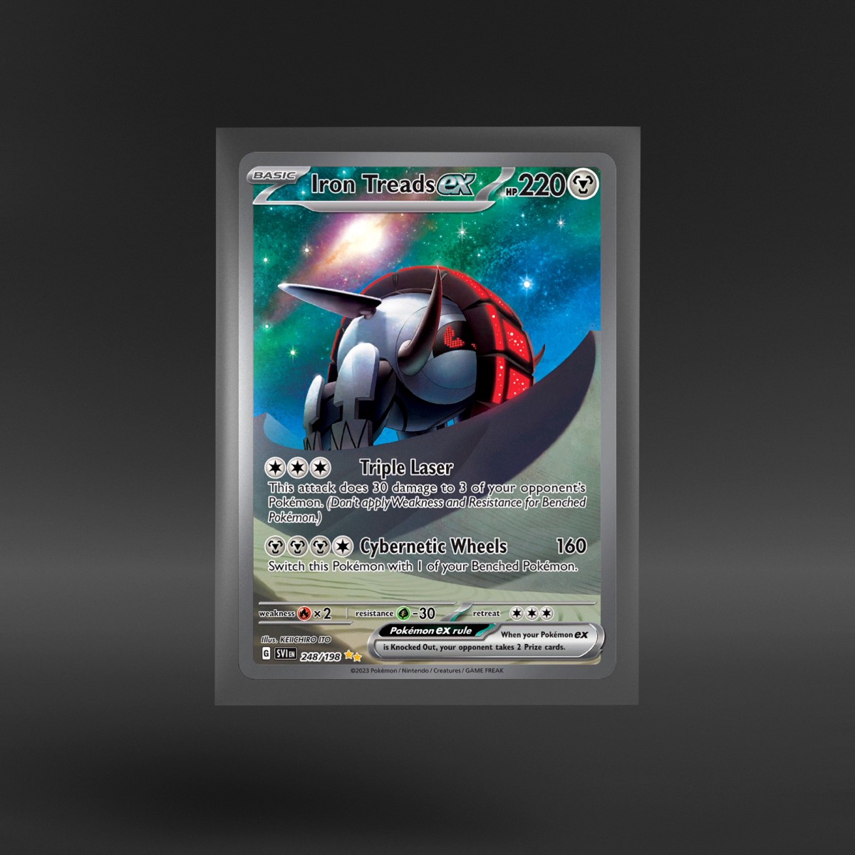 Scarlet & Violet #248/198 Iron Treads ex