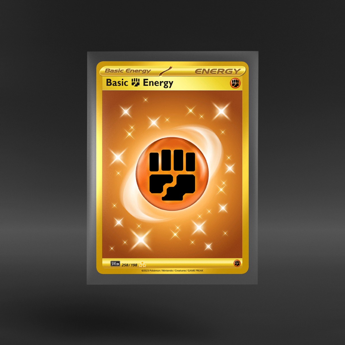 Scarlet & Violet #258/198 Basic Fighting Energy