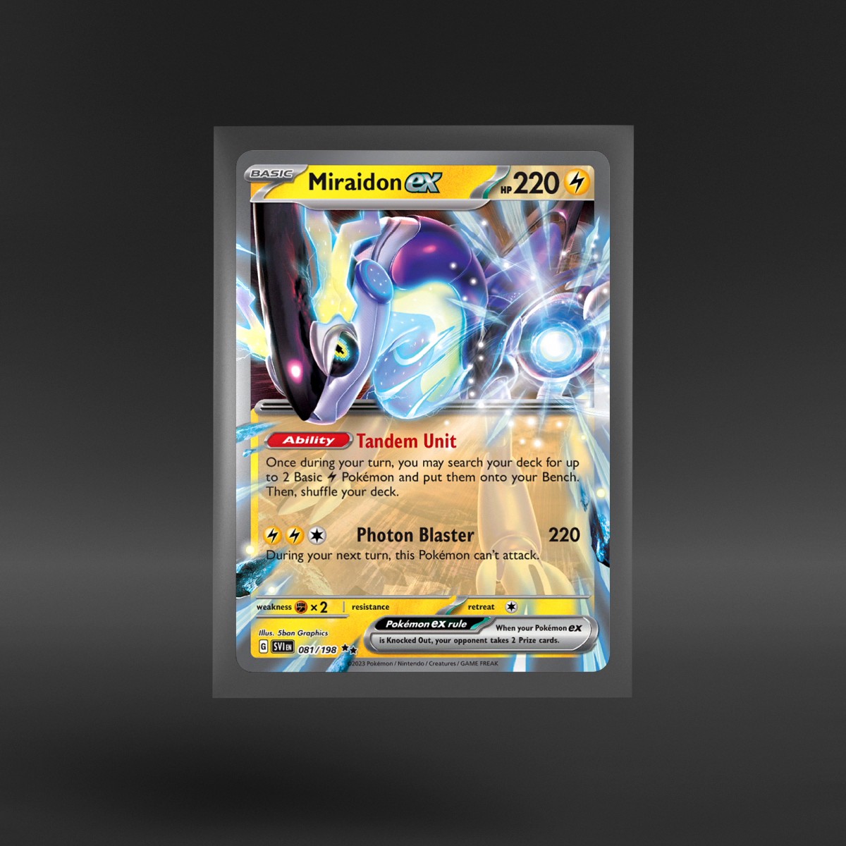 Scarlet & Violet #081/198 Miraidon ex