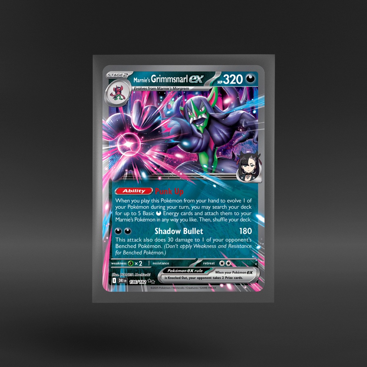 Destined Rivals #136/182 Marnie's Grimmsnarl ex