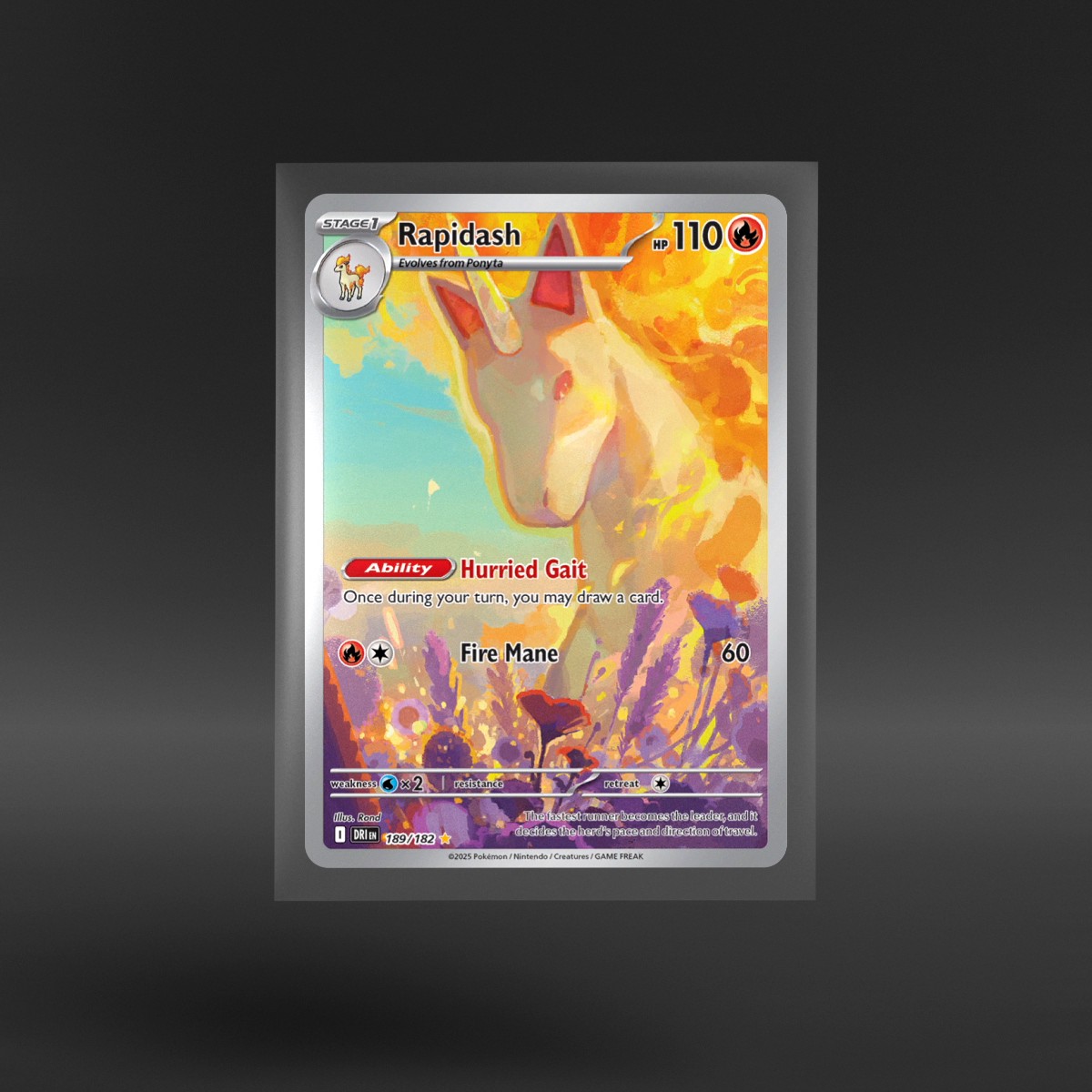 Destined Rivals #189/182 Rapidash