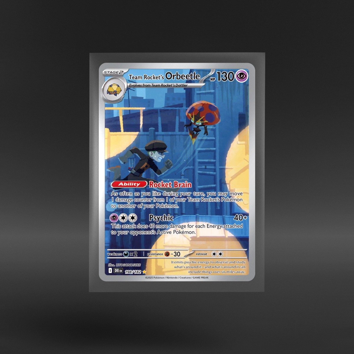 Destined Rivals #198/182 Team Rocket's Orbeetle