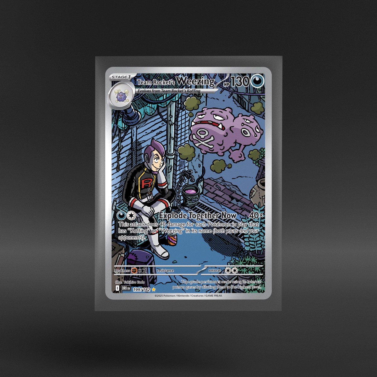 Destined Rivals #199/182 Team Rocket's Weezing