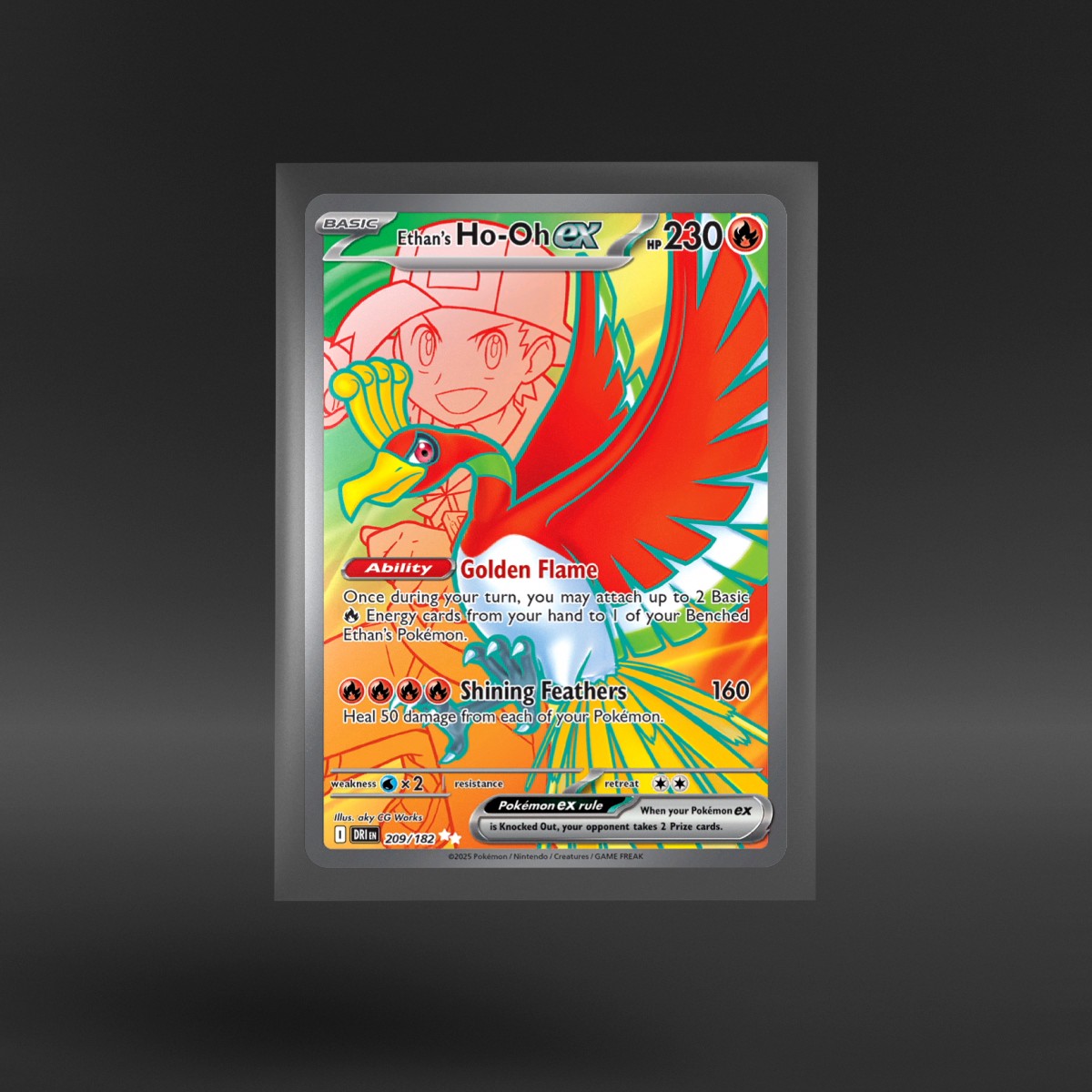 Destined Rivals #209/182 Ethan's Ho-Oh ex