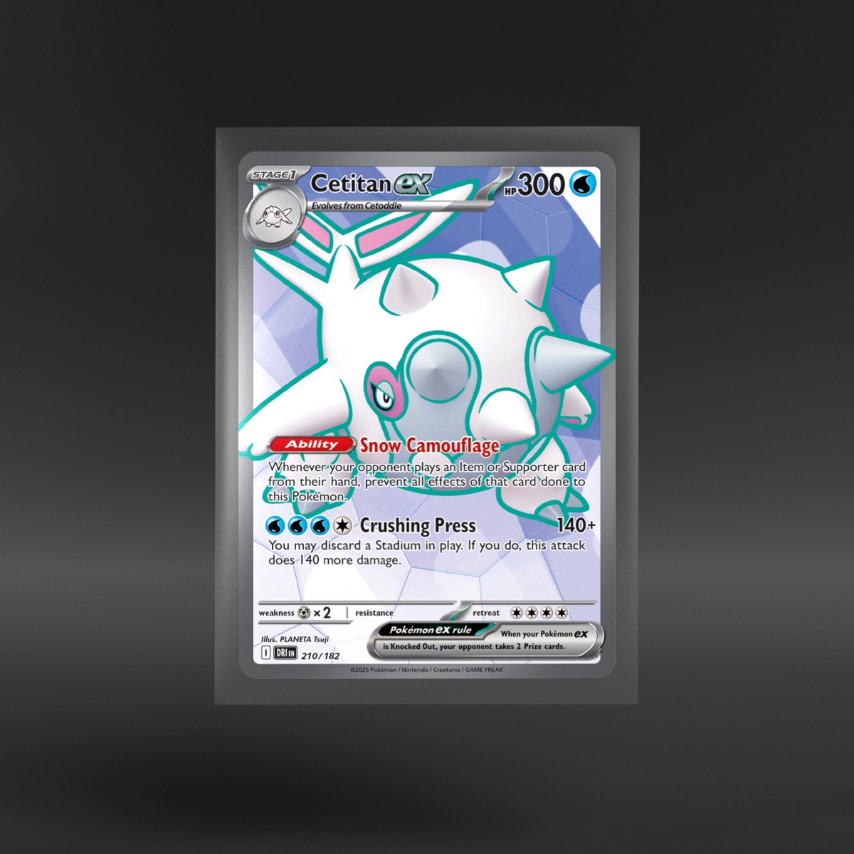 Destined Rivals #210/182 Cetitan ex