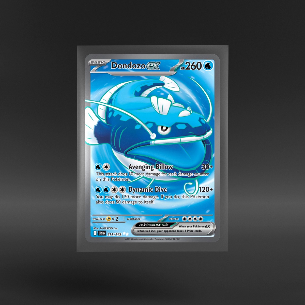 Destined Rivals #211/182 Dondozo ex