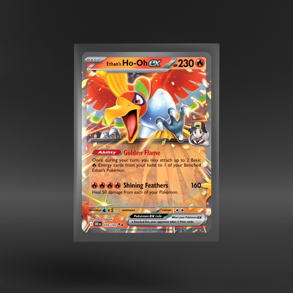 Destined Rivals #039/182 Ethan's Ho-Oh ex