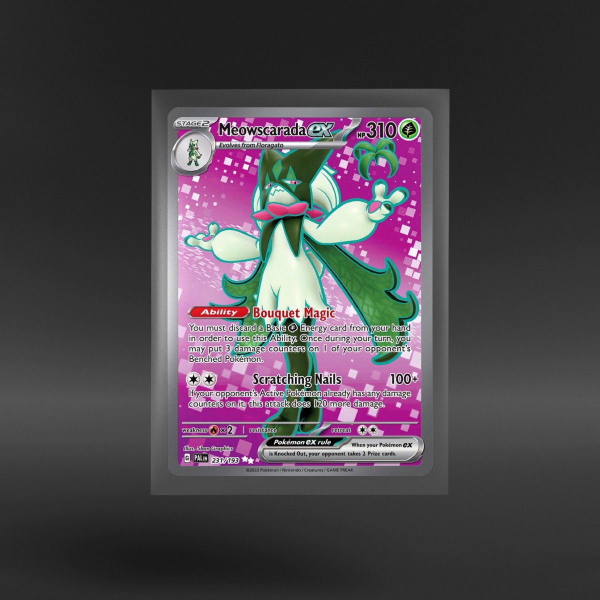 Paldea Evolved #231/193 Meowscarada ex