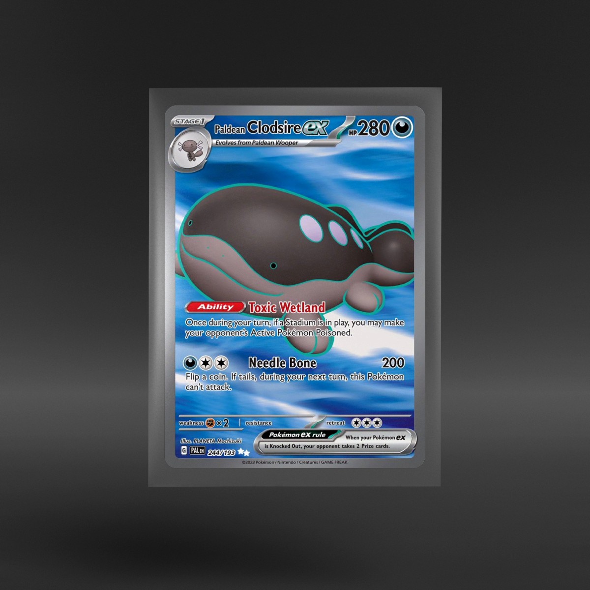 Paldea Evolved #244/193 Paldean Clodsire ex