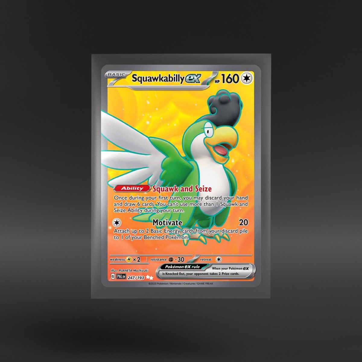 Paldea Evolved #247/193 Squawkabilly ex